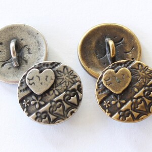 travel or Earth Day jewelry parts gold TierraCast silver continent world map copper /& brass plated pewter Earth Globe Buttons