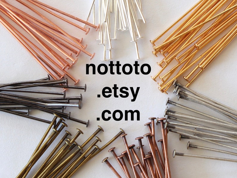 144 1/" Copper Plated Eye Pins