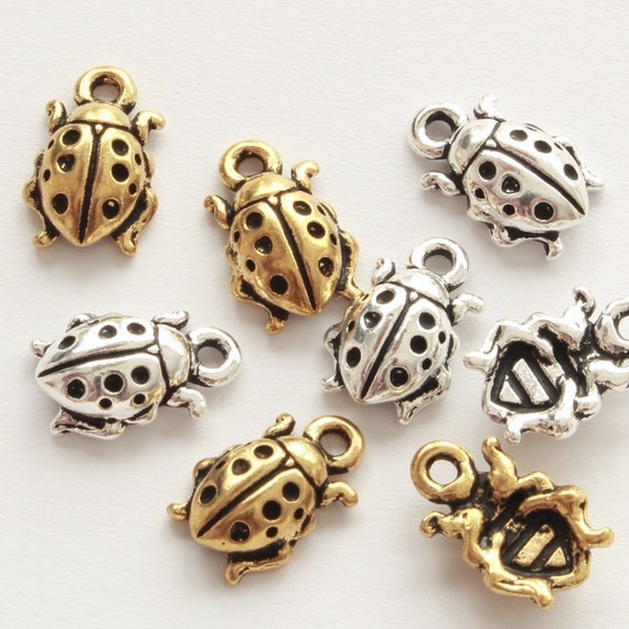 Lady Bug Gold Plated Charms