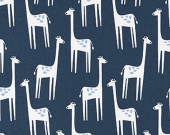 Blue Curtains Valance Giraffe Nursery - Sky Patches, Pair of Rod Pocket Panels, Animal, Jungle Safari Nursery Zoo, Giselle, Blue White