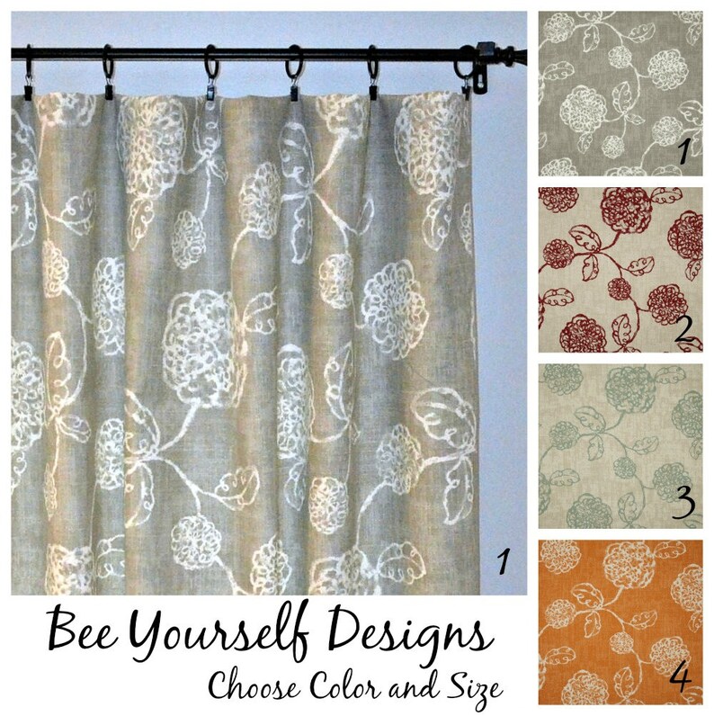 Adele Curtains Pair Of Rod Pocket Panels Magnolia Home Image 0