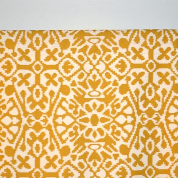 Gold Valance Ivory, Seville Goldenrod Window Valence, Deep Yellow Gold Ivory Golden Rod Premier - Bedroom Bathroom Kitchen Living Room