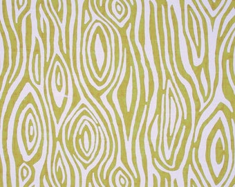 Green Woodgrain Valance, Premier Prints Willow Artist Green White  Cotton Slub - Tree Bark Valence  - Choose Size