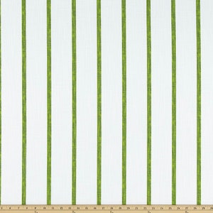 Curtains Green White Pair of Rod Pocket Panels Drapery Drapes Pine Slub Canvas Made to Order image 2