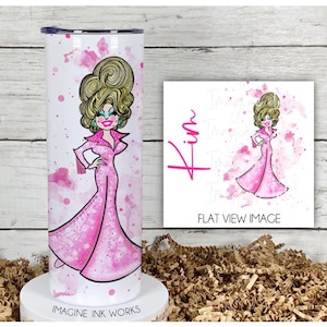 Tumbler Dolly 20oz Skinny Tumbler - Disney Character Country Music Waterbottle Stainless Steel Water Bottle Cup Mug