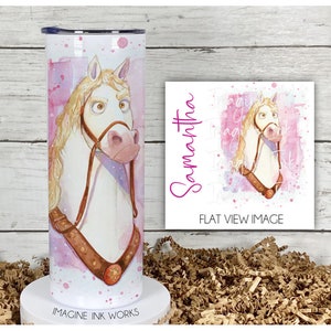Tumbler Maximus 20oz Skinny Tumbler - Disney Charakter Prinzessin Wasserflasche Edelstahl Wasserflasche Rapunzel Pascale Cup Becher
