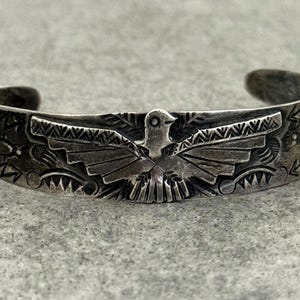 Fred Harvey Thunderbird Cuff - Etsy