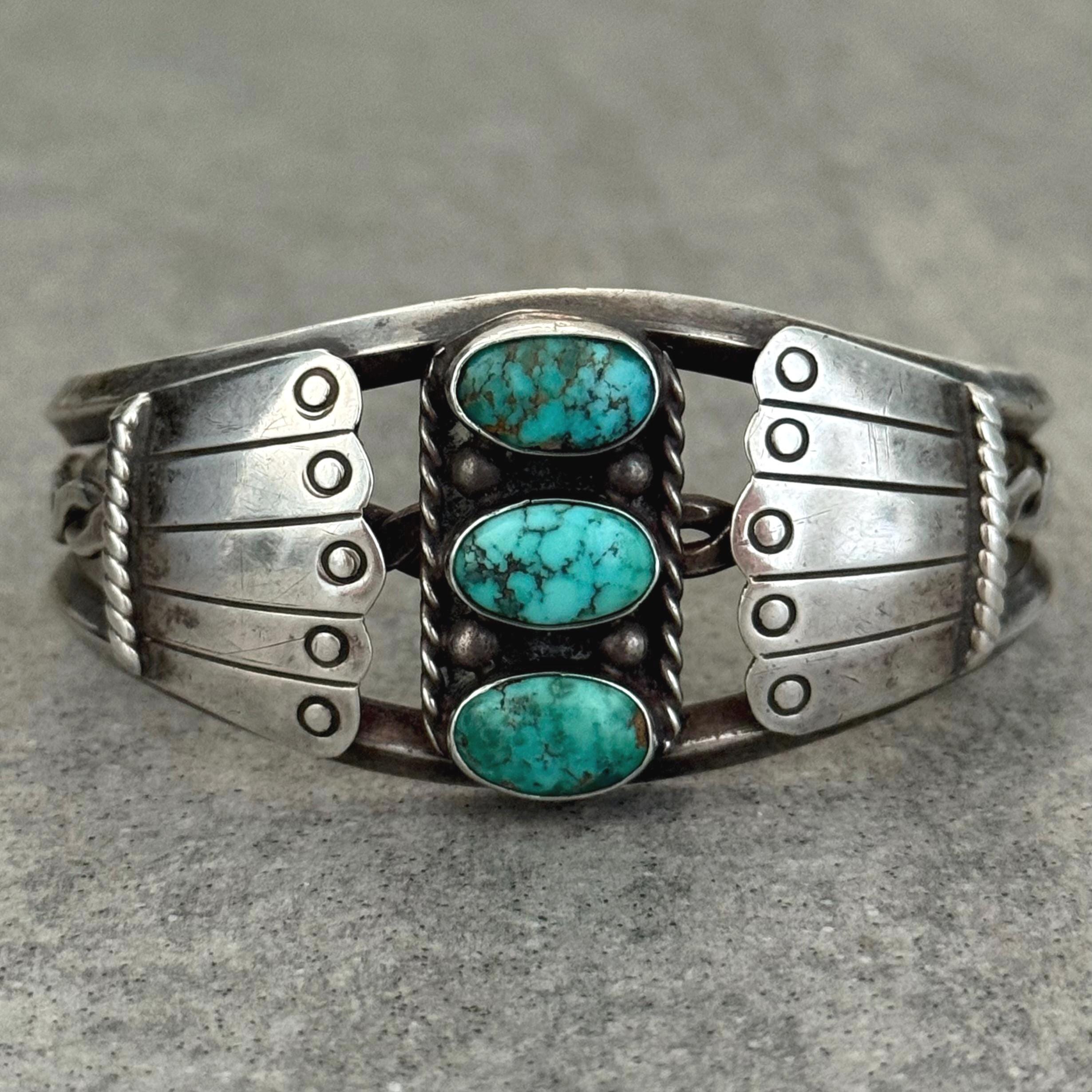 Half-Round WireCuff 1940～Vintage Navajo 1940 Navajo Cuff - Etsy