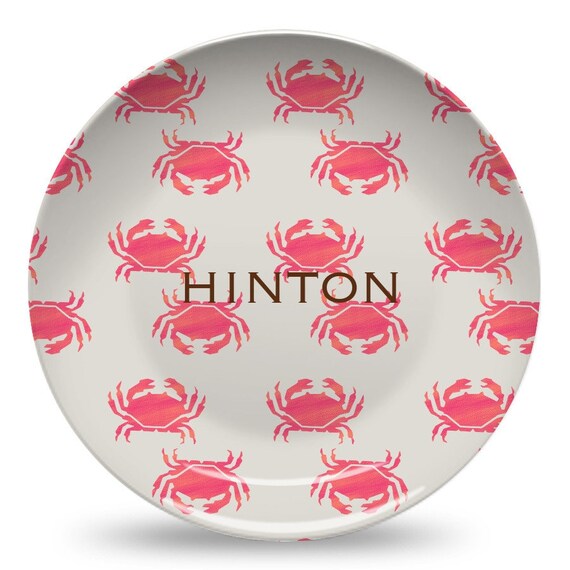 Microwave Safe Dinnerware Plate-crab - Etsy