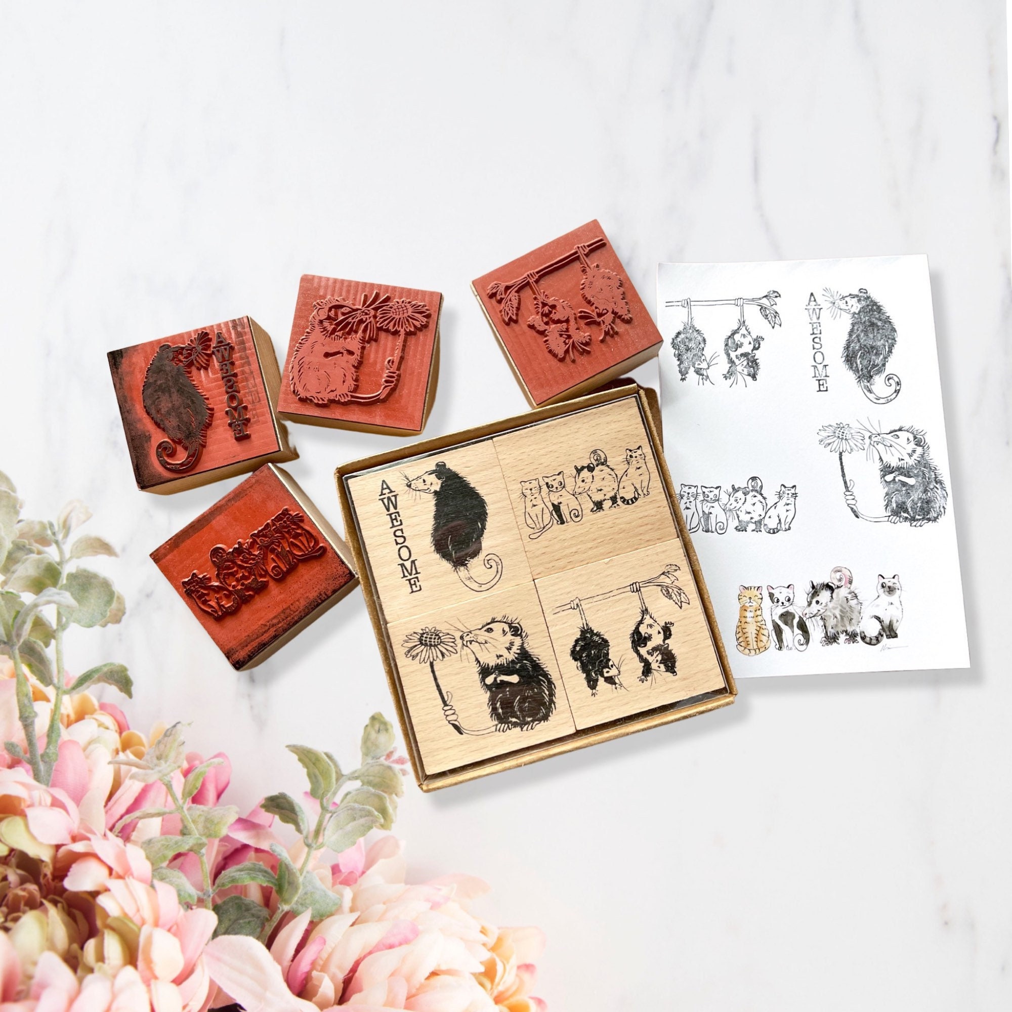 Custom rubber stamps - The stocking stuffer to end all stocking