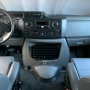 Tactical MOLLE PANEL center console for FORD econoline van doghouse E350 E250 E150 4x4