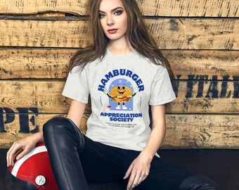 Camiseta de hamburguesa: Camiseta con gráficos de la Sociedad de Apreciación de la Hamburguesa
