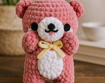 Otter Amigurumi Crochet Pattern: Beginner Friendly Plush Toy (PDF Download)