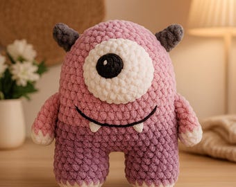 Crochet Monster Pattern: Amigurumi Plush Toy (PDF Pattern)