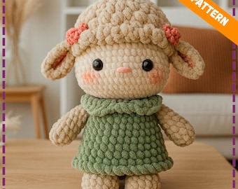 Amigurumi Lamb Crochet Pattern: Beginner-Friendly Plush Toy (PDF Pattern)