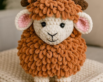 Sheep Amigurumi Crochet Pattern: Beginner-Friendly Lamb Plush Toy (PDF Pattern