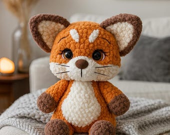 Fuchs Amigurumi Häkelanleitung: Plüschtier (PDF)