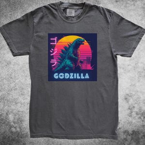 Vintage Godzilla Graphic T-Shirt: Retro Japanese Monster Movie Art (Comfort Colors®)
