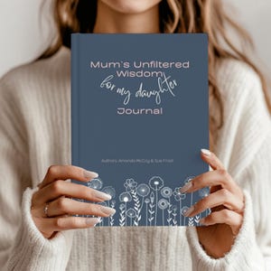 Diario de madre a hija: un recuerdo con sabiduría sin filtros, un regalo de madre a hija, un libro de recuerdos guiado, una carta de amor para una madre, un regalo significativo para una mamá.