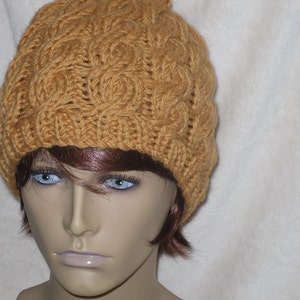PATTERN - Slouchy Cable Urban Cap/Hat