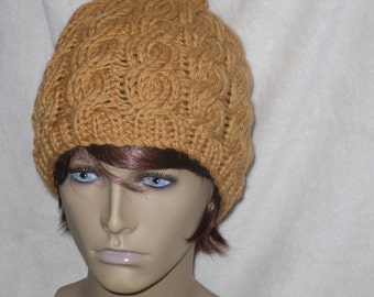 PATTERN - Slouchy Cable Urban Cap/Hat