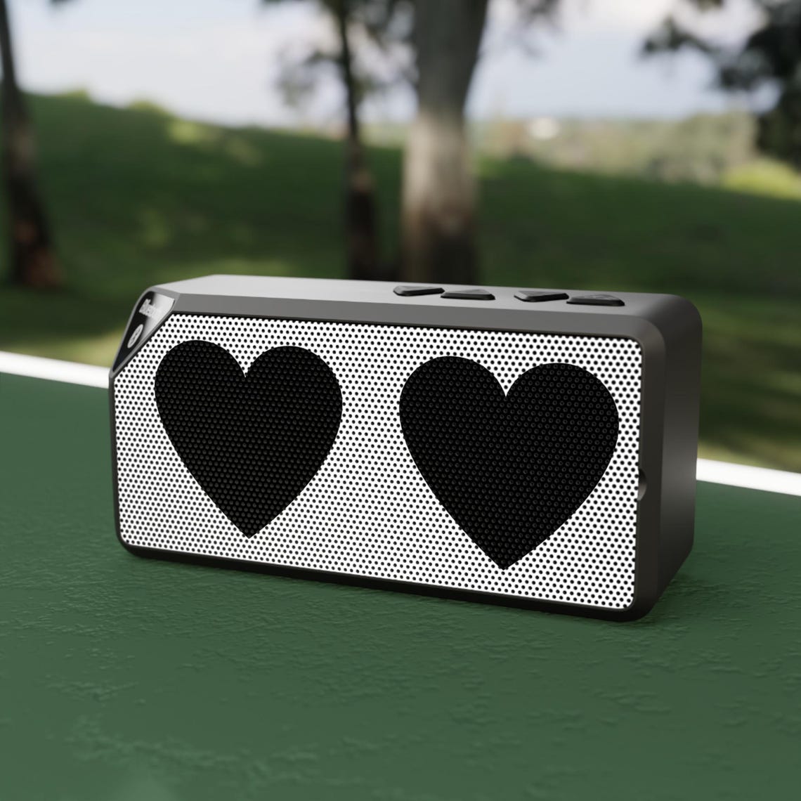 Glitter Heart Bluetooth Speaker