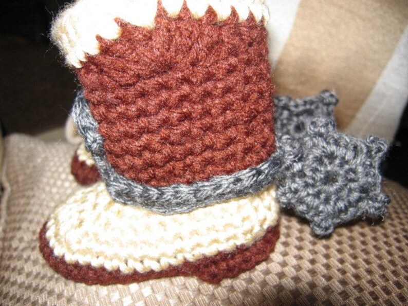 Hand Crocheted Baby Cowboy or Cowgirl Boots with Spurs Etsy