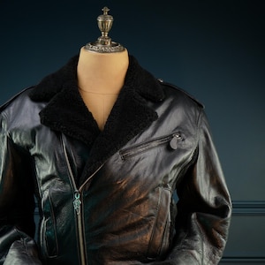 Vintage Eezan Rider Genuine Leather Motorcycle Jacket - Etsy