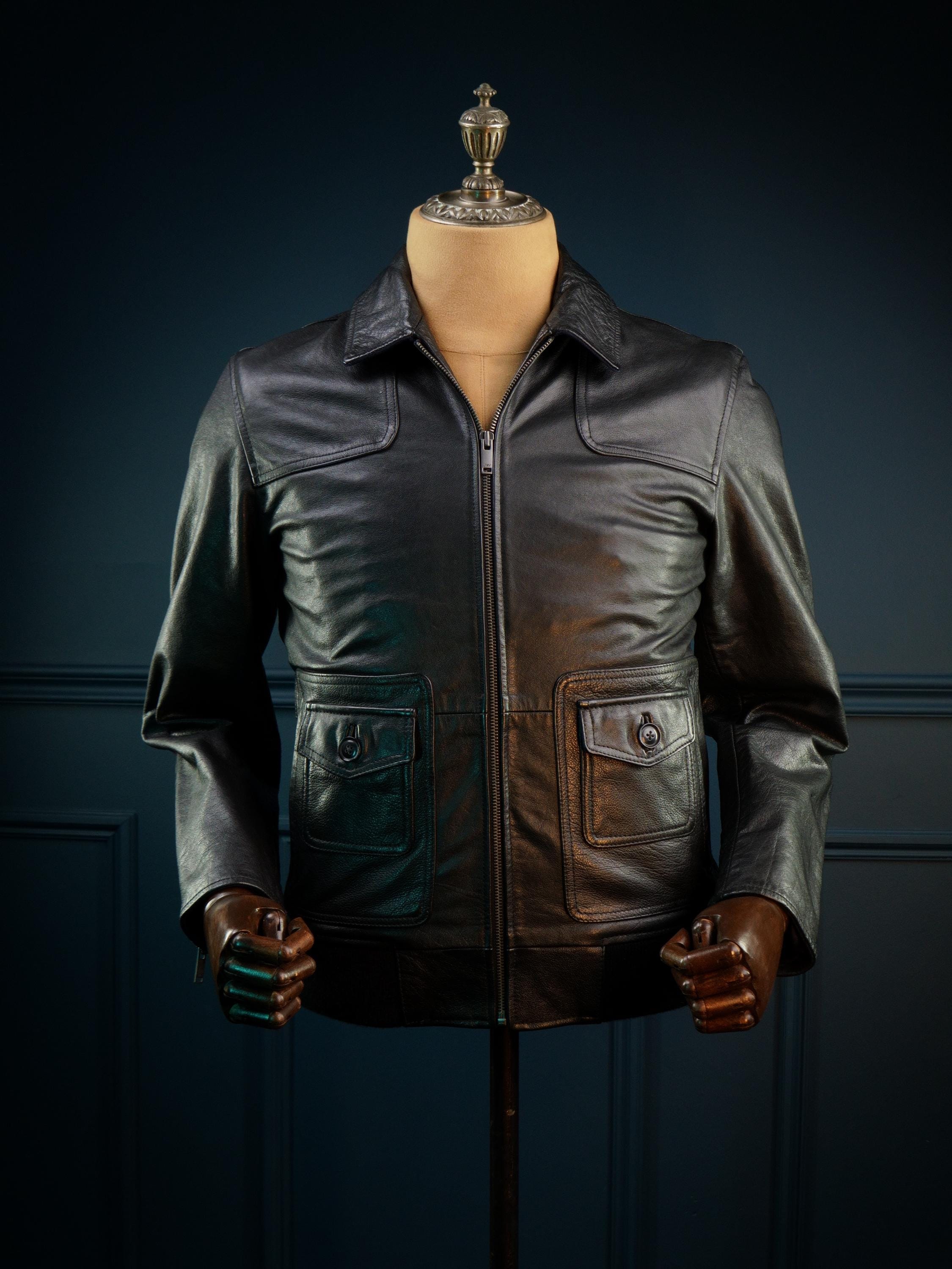 John varvatos leather jacket men Österreich