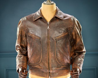 CHARLES CHEVIGNON 80s Old Vtg Flight Pilot Jacket, Type MA1 Heavy