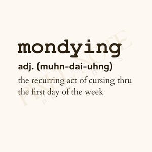 Monday Blues Png, Monday Svg, Weekday Svg, Dark Humor Svg, Engraçado Svg, Sarcástico Png, Sarcasmo Svg, Silhoutte, Cricut, download digital