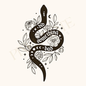 Hice algo malo Svg, Taylor Swift Svg, Letras de Taylor, Swiftie Svg, Regalos personalizados de Swiftie Svg, Silueta, Cricut, descarga digital