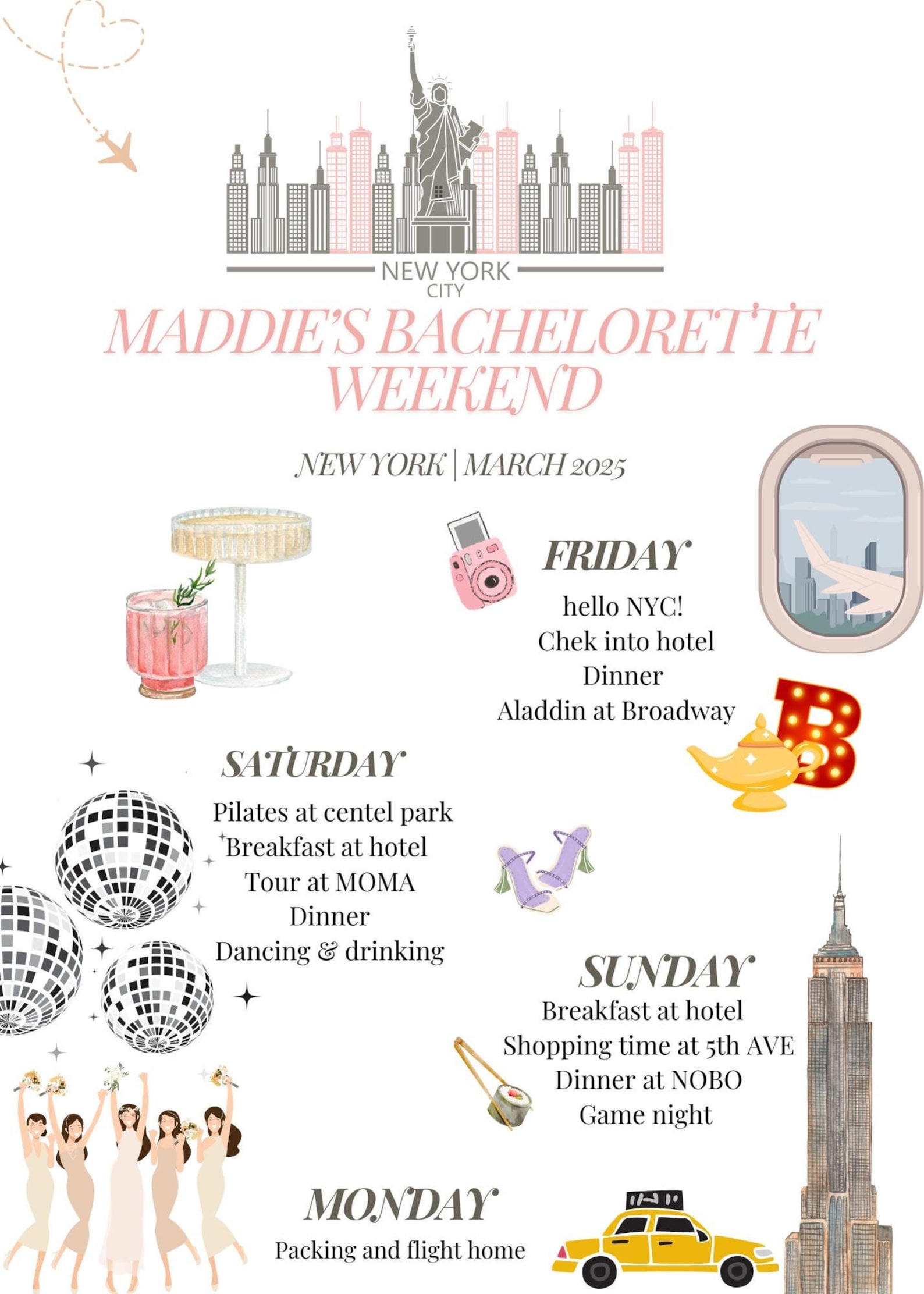 Bachelorette Weekend In Nyc