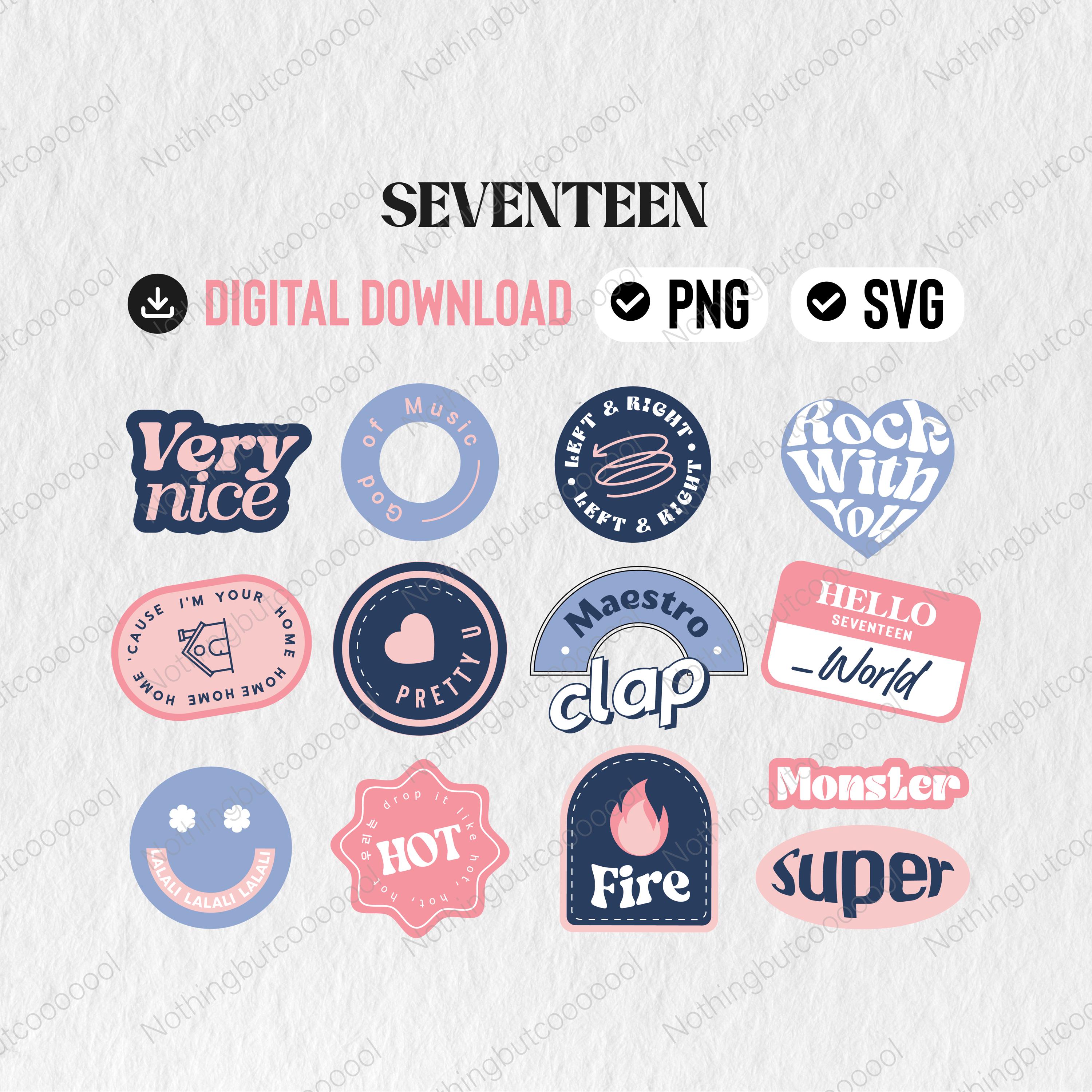 Seventeen Kpop Merch - Etsy Singapore