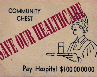 Save Our Healthcare Postcard - Baker's Doen