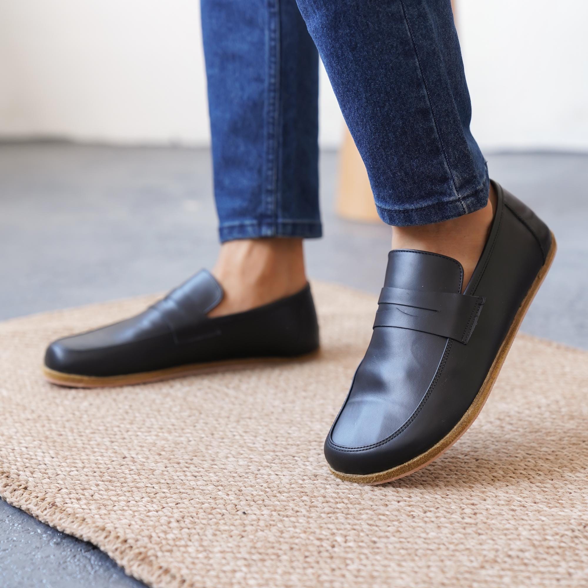Navy Blue Loafers - Etsy