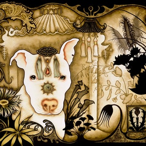 11x14 Primrose Beardsley Giclee print by Kamala Dolphin-Kingsley