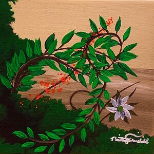 Acrylic paintings, art, landscape, paintings