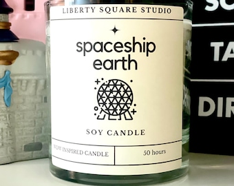 Spaceship Earth Luxury Candle