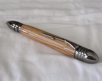 Handmade American Civil War Wooden - Metal Twist Pen