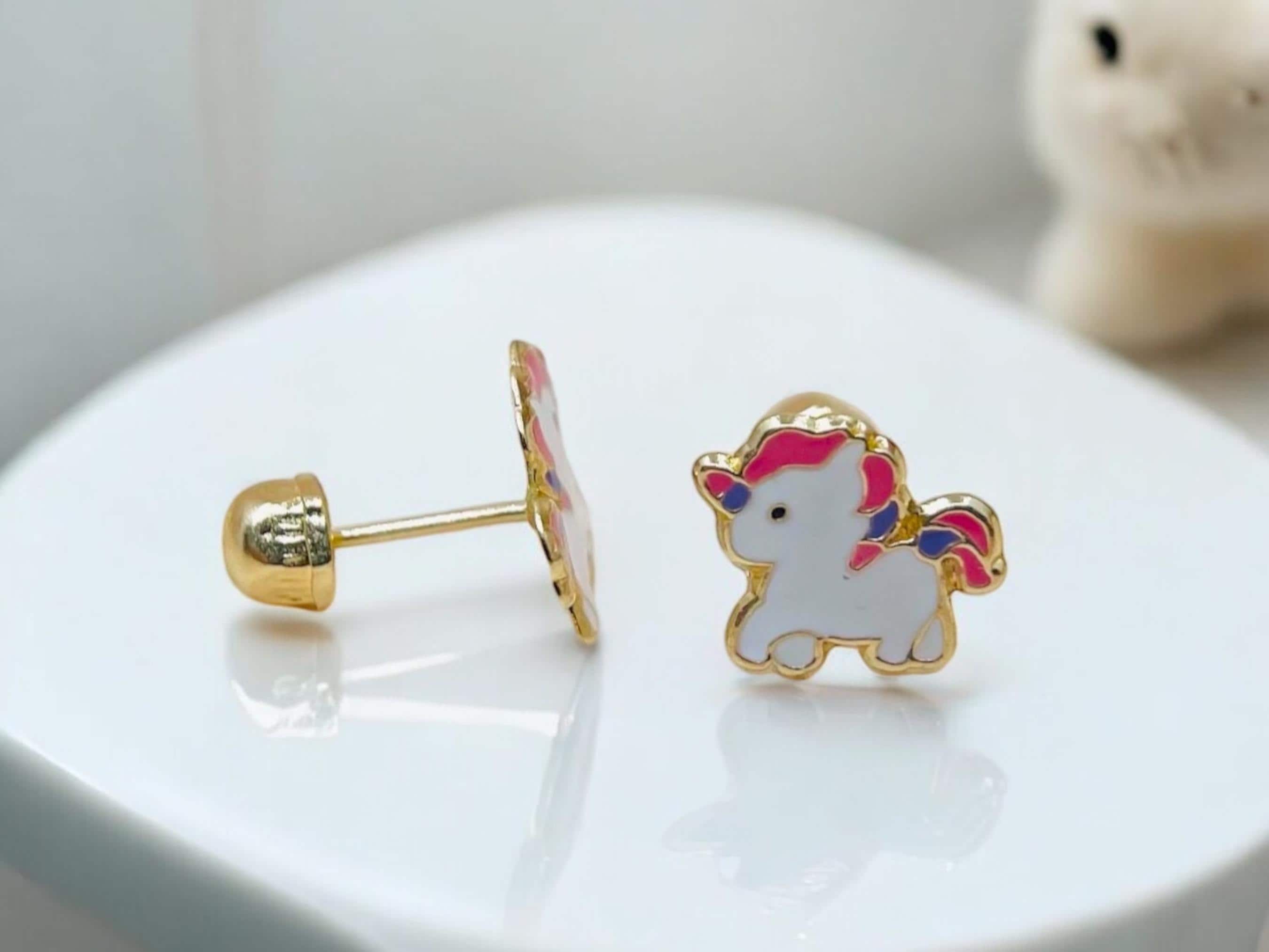 Unicorn Earrings Kohls Screw Back Earrings Screwback Unicorn