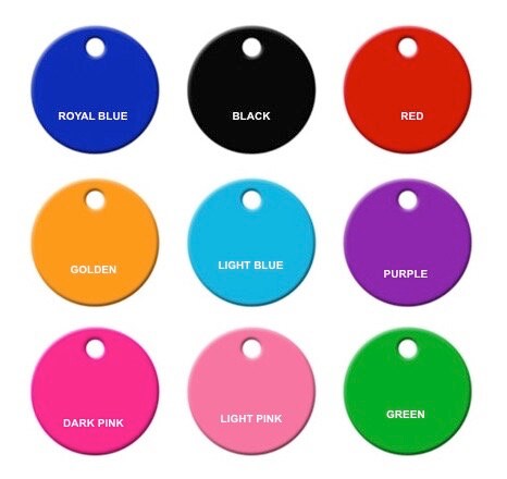 Fido engravable pet id tag top