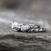 Twig & Leaf Raw Diamond Engagement Ring Set - Nature Inspired - Raw Uncut Rough Diamond Rings - Raw Diamond Jewellery Made in Canada 