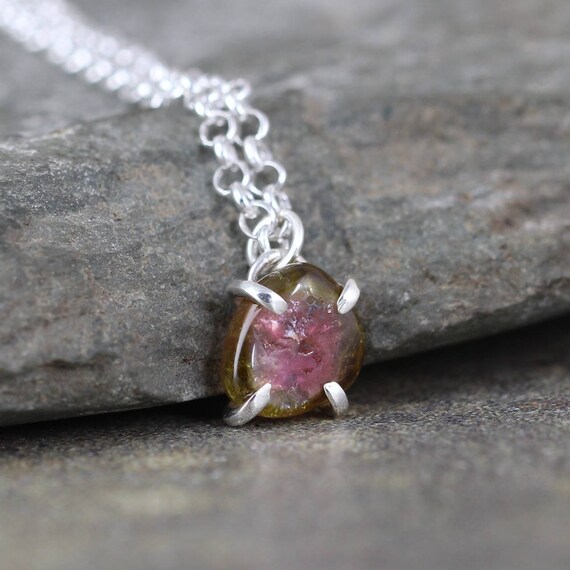 Etsy tourmaline necklace deals