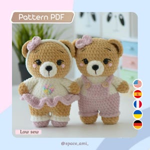 2-in-1-Amigurumi-Häkelanleitung „Jenny“ (Anleitung) – Us/Es/Fr/De/Ua