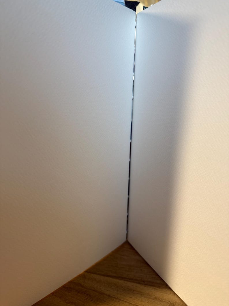 K&ouml;nnte beinhalten: Nahaufnahme eines wei&szlig;en, strukturierten Papiernotizbuchs, das ge&ouml;ffnet ist, um die Innenseiten zu zeigen. Die Seiten sind sauber und klar, mit einer leichten Textur. Die Bindung ist sichtbar, und das Notizbuch ist abgewinkelt, wodurch die Ecke hervorgehoben wird.