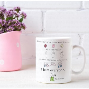 Sarcastic Rude Mug: Funny Sassy Gift