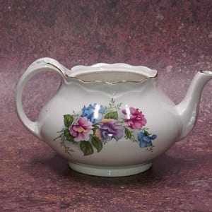Staffordshire England Cream Pitcher - Vintage Ceramic Milk Jug, Rustic Farmhouse Decor, Collectible English Pottery - PERFECT CONDITION