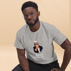 Patriotic Uncle Sam Tee - Unisex Make America Great Again MAGA