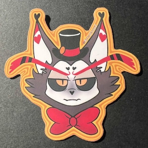 Hazbin Hotel Husk Aufkleber